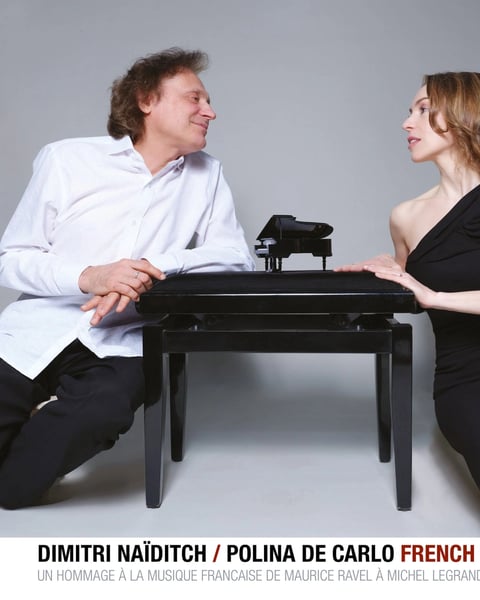 Dimitri Naïditch et Polina De Carlo : Ravel / Legrand / improvisations