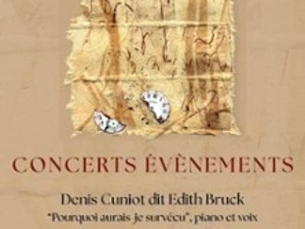 Denis Cuniot dit et accompagne au piano